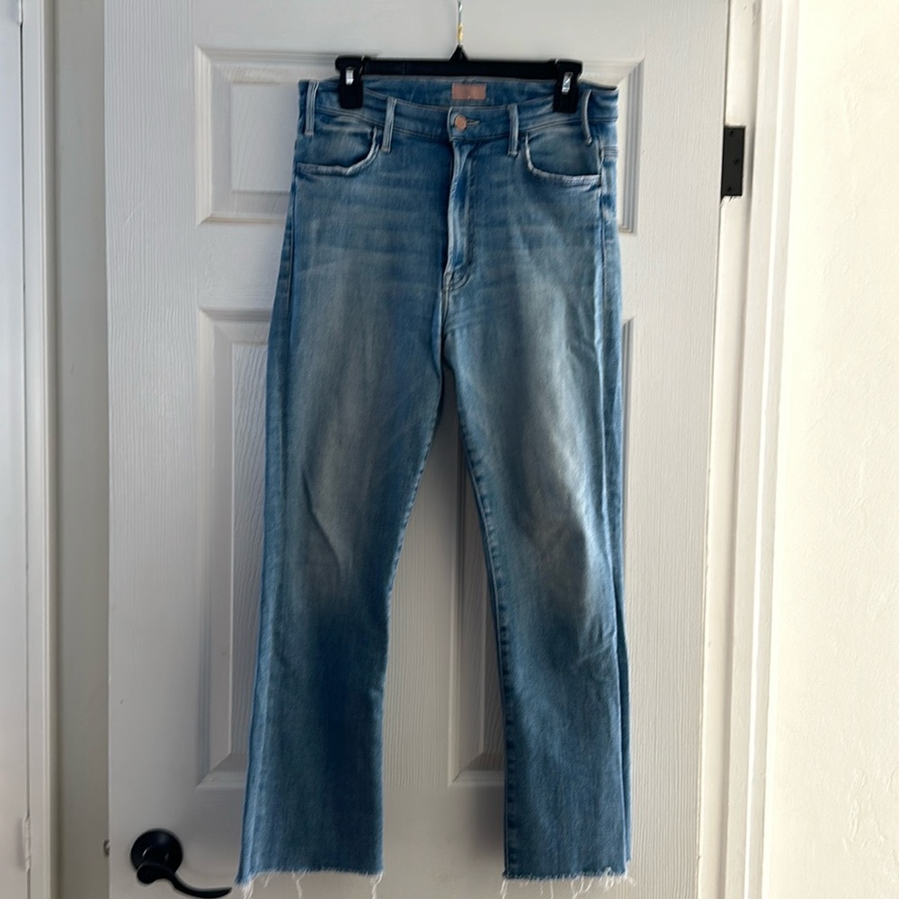 Mother Denim The Hustler Ankle Fray: Au Revoir